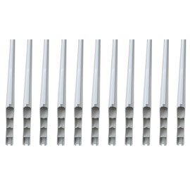 JSP Vinyl Privacy Fence Pickets, Tongue and Groove, 6.3W x 62.25L inches, White (11)