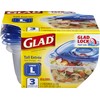 Glad GladWare Tall Entree Food Storage Containers - Large Square
