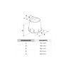First Plast pzcrp17 V-y Pozzetto Garden with Lid pedonabile, Green,
