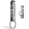 FEGVE Titanium Duty Belt Key Holder, Key Belt Clip, Carabiner