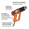 Truper PISCA-A 2000 W heat gun with 9 accessories, professional