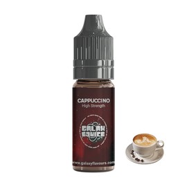 Cappuccino Flavouring - High Strength Food Flavoring - 230+ Flavours -10ml Bottle.