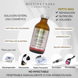 Vial Peptonas Vegetales Origen Biotecnológico Dermapen Momento de aplicación Día/Noche Tipo de piel Todo tipo de piel