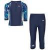 Trespass Kids Smiley 2 Piece Swim Set, Shark pattern