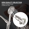 All Metal Handheld Shower Head Holder, Adjustable Shower Wand Holder