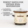 Slow Cooker White Knob Replacement Compatible with Crock-Pot and Rival