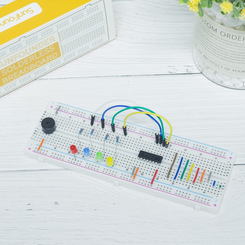 5PCS Breadboard Set, 3PCS 830 Point 2PCS 400 Points SunFounder