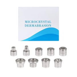 Diamond Dermabrasion Head, Microdermabrasion 9 Tips, Facial Exfoliator Tool for Home