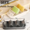 2 Pack Soap Dish Holder, Self-Draining Shampoo Bar Holder for