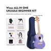Winzz AU-C00 Concert Ukulele Beginner Set for Adults and Children,