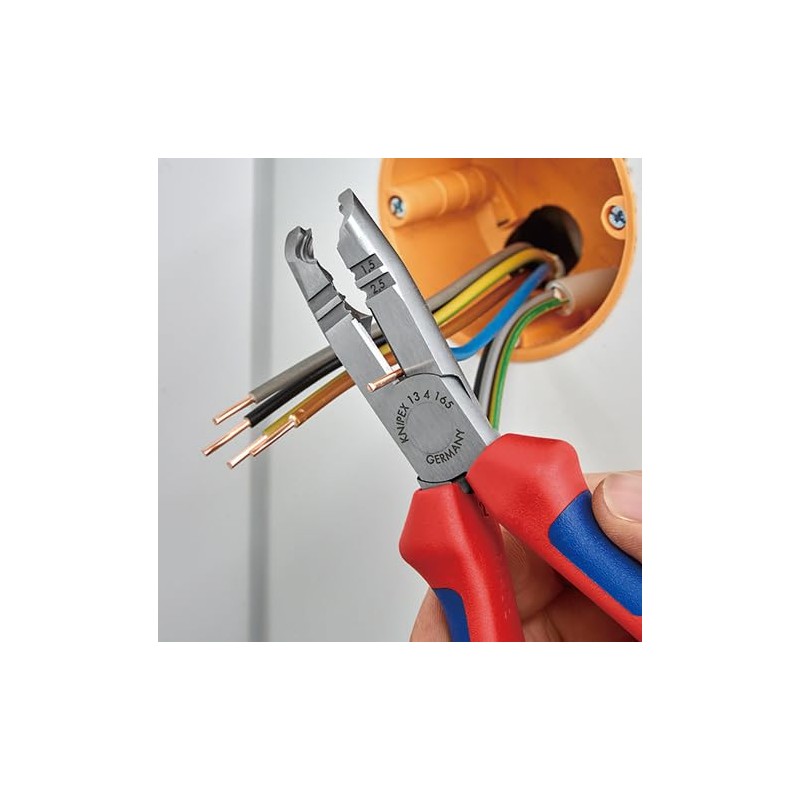 KNIPEX Wire Stripper with Nipper 1345-165
