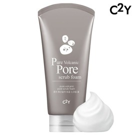 Sigutway (C2Y)C2Y 퓨어 화산송이 모공 스크럽 퍼펙트휩 폼클렌징 120ml (C2Y)C2Y Pure Volcanic Mushroom Pore Scrub Perfect Wash Foam Cleanser 120ml