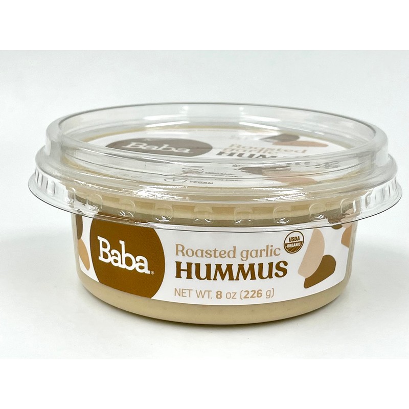Baba Small Batch Organic Hummus (8 oz, 6 Pack) -
