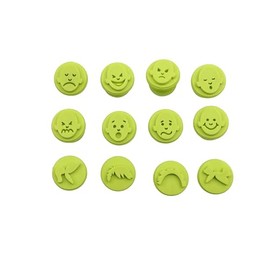 Modelling tools | Easy grip emotion stampers | Facial expression stampers | Tub of 12 stampers