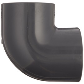 Spears 806 Series PVC Pipe Fitting, 90 Degree Elbow, Schedule 80, 4" Socket