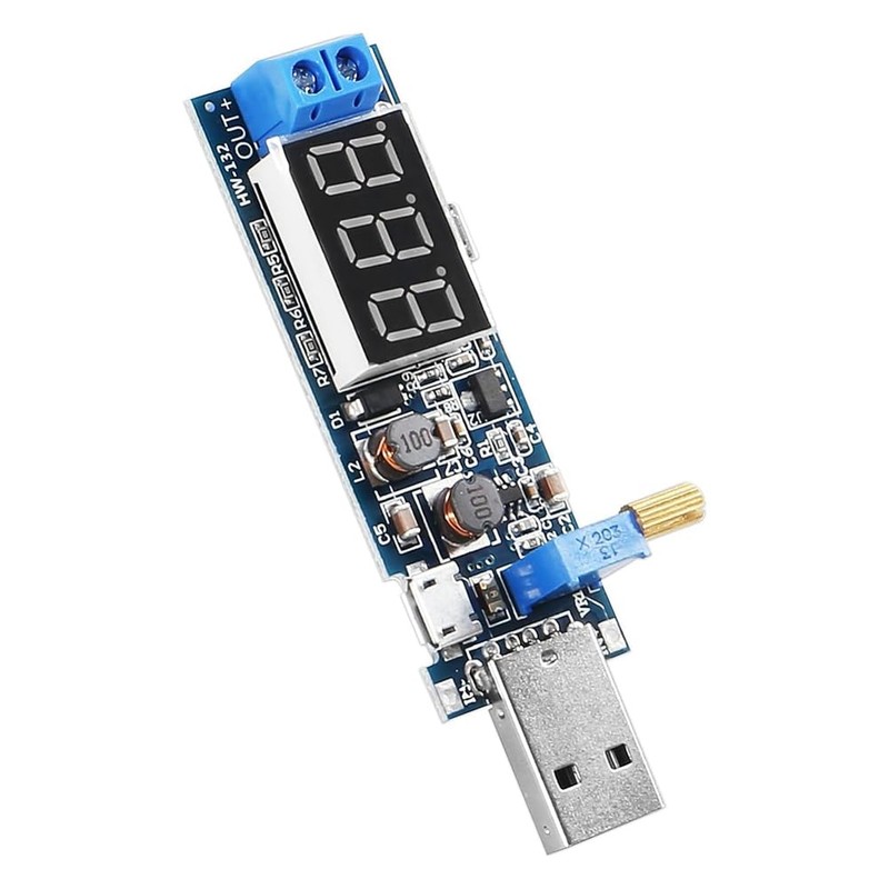 Pojedehy 6Pcs USB Buck Boost Converter Kit 3.5V-12V to 1.2V-24V