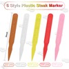 Geetery 1000 Pcs 3" Plastic Steak Marker Plastic Meat Doneness