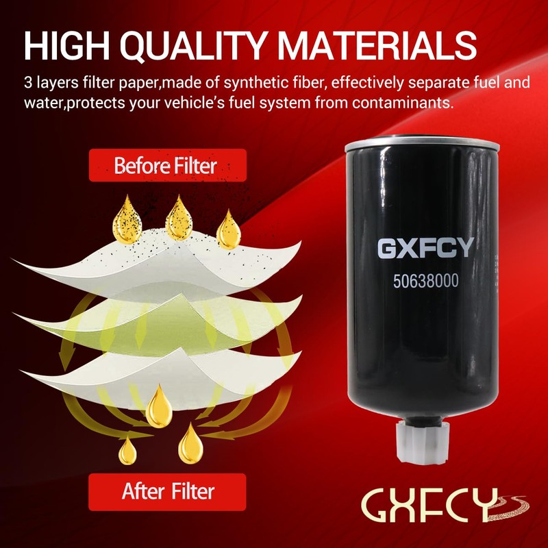 50638000 Fuel Filter Compatible with HATZ 3H50 4H50 Diesel Engines