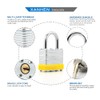 XanHen Keyed Alike Laminated Steel Padlocks with Normal Shackle for