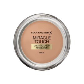 Max Factor Miracle Touch Foundation, New and Improved Formula, SPF 30 and Hyaluronic Acid, 35 Pearl Beige