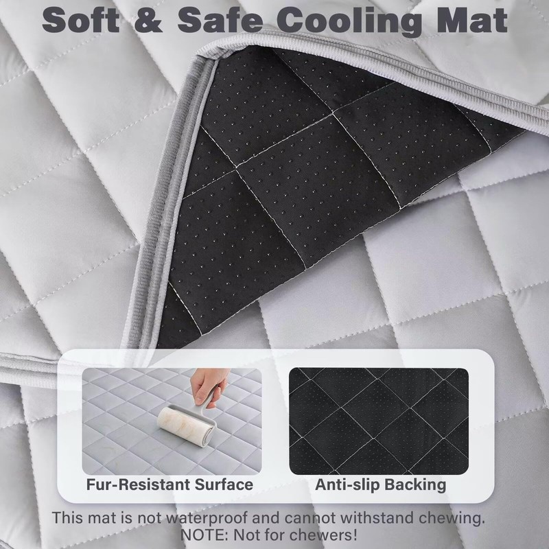 JoyBlooms Cooling Mat for Dogs 2Pack Cooling Pad for Dogs