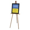 Quartet Lightweight Wood Display Easel, Natural Oak (41E)