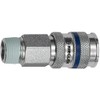 RIEGLER 141512-244.61-E Quick Release Coupling NW 7.8, Steel, R 1/4
