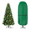 Upright Christmas Tree Storage Bag with Adjustable Straps, Zipper &