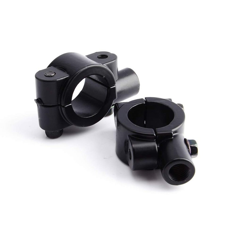 Soporte universal para espejo de manillar de motocicleta, 10 mm,