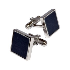 Tabarat Tps-063 Men's Cufflinks, Genuine Leather, Made in Japan, Brass, 10 Colors Available, Brass, No Gemstone