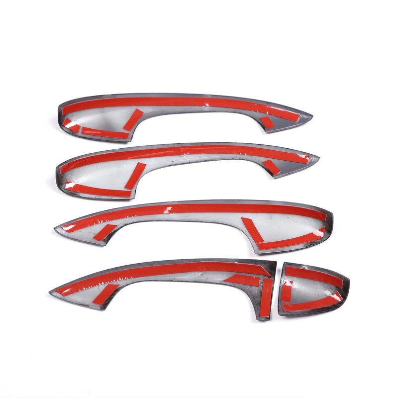 momocar Carbon Fiber ABS Side Door Handle Trim For Benz