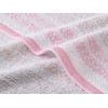 kosugizen Senshu Towel Face Towel Iris Border, 13.4 x 31.5