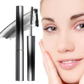 Máscara de rímel negro 3D, rimel negro, resistente al agua, sin cerdas, máscara de pestañas de metal, sin grumos, sin manchas (Black, all skin)       