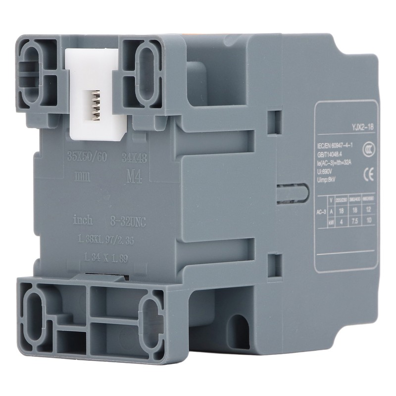 AC Contactor Copper Coil Normally Closed Silver Contact Circuit Switch