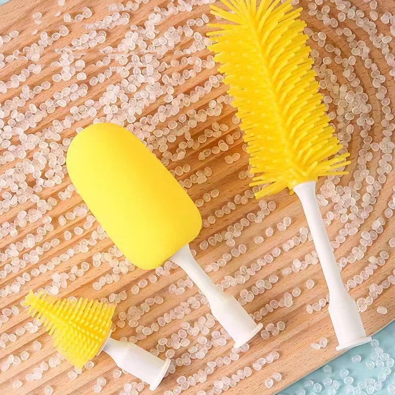 Electric Bottle Brush Cleaner Smart Removable Long Handle Silicone Automatic