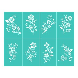 2Pcs Letters Pattern Silkscreen Stencil ,Reusable Self-Adhesive Silk Screen Printing, for Decor/Printing on Wood/Fabric/Wall/Cup/Plate/Glass/Paper, Home Christmas Decorations Pattern (8.5x11inch)