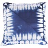 Set of 5 Tie Dye Cushion Cover, 16x16 Indigo Pillowcase,