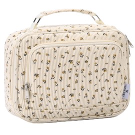 Pencil Case, VONXURY Large Capacity Pencil Pouch Holder Portable Pen Organizer with 2 Detachable Layers 57 Slots Multiple Zipper Bag for School Office College