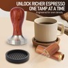 Abeskch 53mm Espresso Tamper Kit, Hard Wood Espresso Tamper Tool