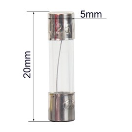QBGTFAK 10 Values 100 Pcs 125V Christmas Light Fuses Kit 5x20mm Fuse 0.5A, 1A, 2.5A, 3A, 5A, 7A, 8A, 10A, 15A, 20A. Max Glass Fuses Replacement for Xmas String Bulb Fan Plug