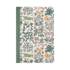 Half Moon Bay Apothecary's Garden - ACS Voysey - Multicolor 5.5 x 8.2 Inch FSC Paper A5 Softcover Composition Notebook