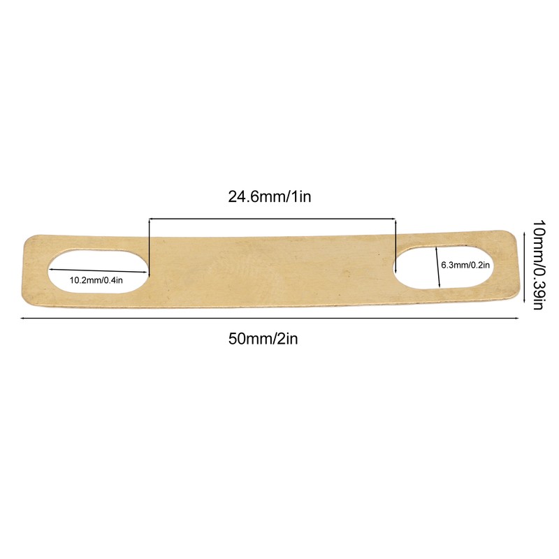 10 Pcs Guitar Neck Shim Brass Corrosion Proof Universal Neck
