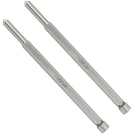 S&F STEAD & FAST Pilot Pin for Annular Cutter 2-Pc, 1/4" x 4", for Mag Drill Bit Cutting with Depth of Cut 2"