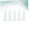BIUDECO 5pcs Hairdressing Scale Applicator Bottles Graduated Measurement Small Shampoo