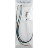 Real Feather Hair Extensions 3 Pack + Rings/Loop (Aqua Auburn)