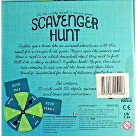 Professor Puzzle | Scavenger Hunt | Wacky Search & Retrieve Game For Ages 6+