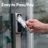 Horizontal Badge Holder - Durable Polycarbonate ID/Credit Holder with Metal