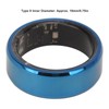 Smart Ring, Blue IP68 Waterproof Smart Ring with APP for