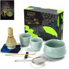 TEANAGOO Matcha Whisk Set 7pcs+2Cups(7.2oz),Ceramic Matcha Set,Matcha Kit for Ceremony,Matcha