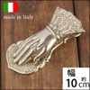 Made in Italy Brass Fine Paper Clip Hand